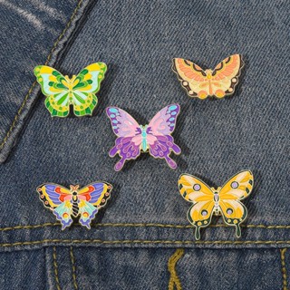Fashion Colorful Butterfly Brooch Pin Lapel Butterfly Enamel Badge Lapel Pin Jewelry Accessories Gift for Friends #1