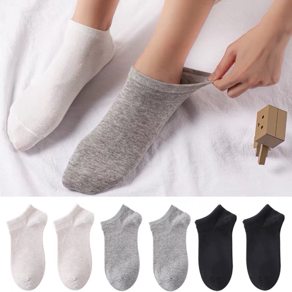 Angelcity Basic Socks Plain Color Ankle Sock | Shopee Philippines