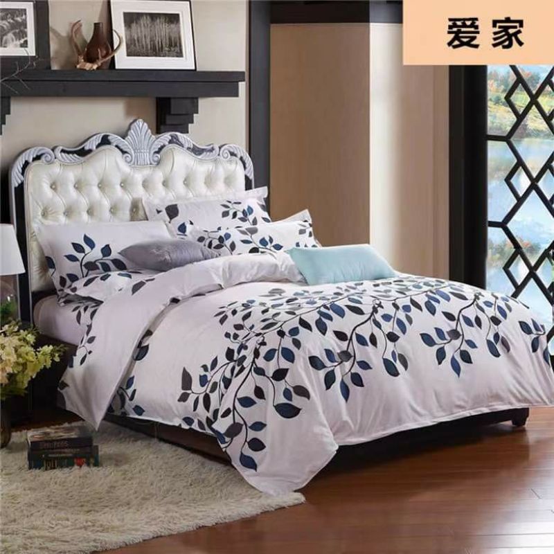 Comforter Queen/King Size Floral / Leaves Design Shopee Philippines