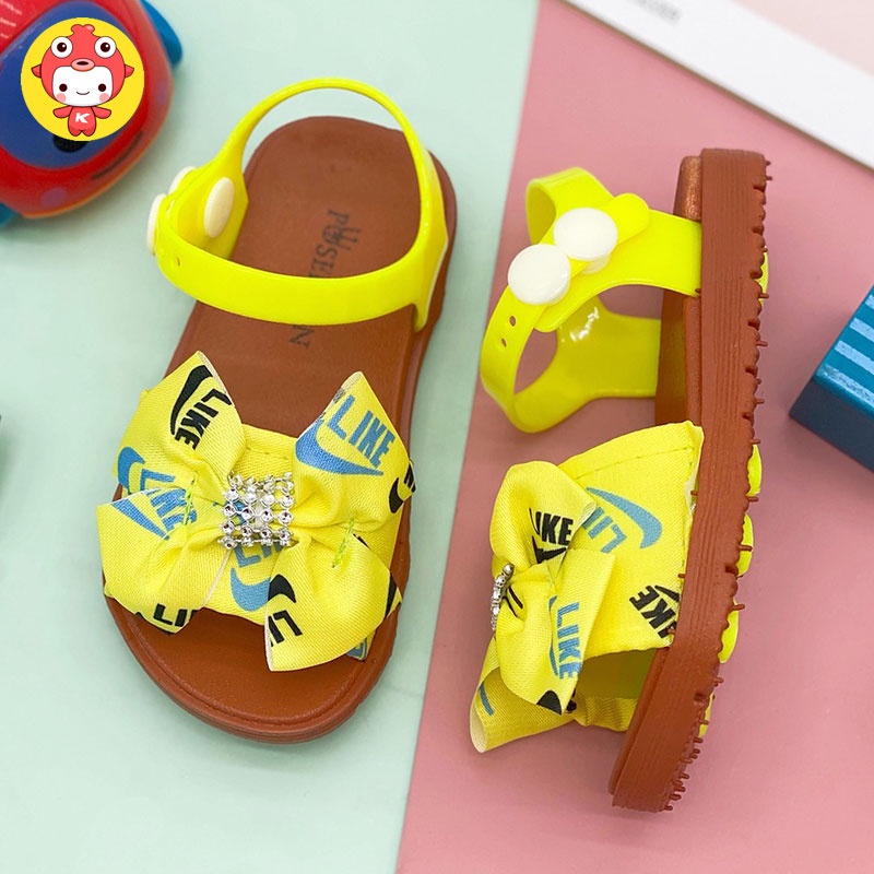 【KaSai】Nike Baby sandals Girls Summer Soft Sandals Kids Shoes #1705