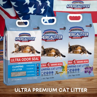 10L AmericaLitter ultra premium Ultra Odor seal cat litter sand 10liters  Clumping cat litter sand