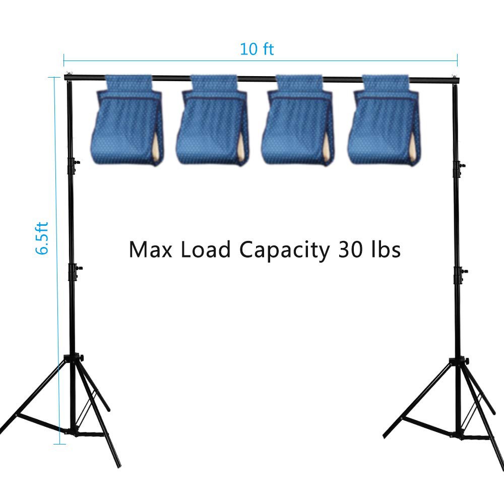 ₪WG【2 X 3m】200cm x 300cm or 6ft. x 10ft Photography Video Studio Heavy Duty Background Stand Kit #1
