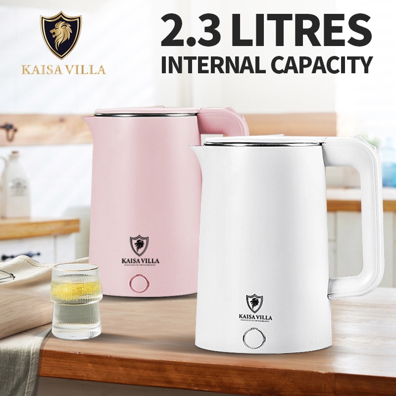 Kaisa Villa Electric Kettle L Water Heater Kettle Electric Stainless Steel Electric Kettle