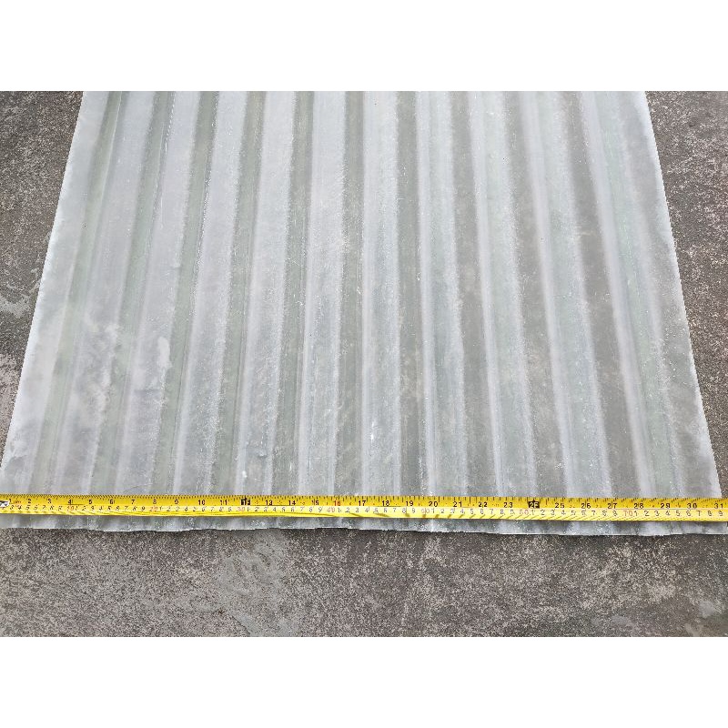 Fiber Glass Sheet | Clear | 80cm width | SOLD PER 1 Foot, 2 feet, 3 feet, 4 feet, 5 feet| Matibay |