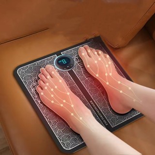 Japan Electric EMS Foot Massage Pad Relief Fatigue Micro Current Pulse Physiotherapy Massage Mat Blo