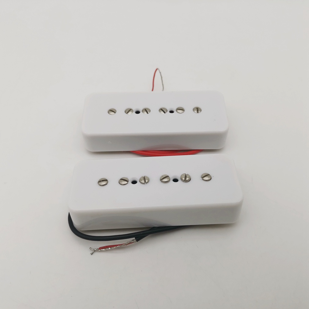 YXRare LP P90 Electric Guitar Pickups Passive Pickups White Black