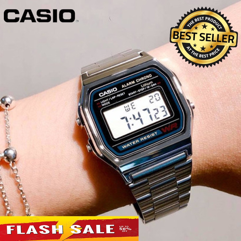 casio a159w black