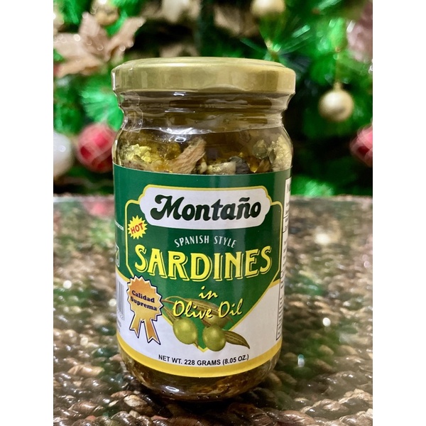 Montaño Spanish Style Sardines in Olive Oil / spicy Shopee Philippines