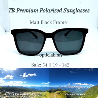 Tik tok Viral Spek Polarized Sunglasses Matt Colour Premium Optic Shop Quality Square Frame Unisex Korea Design #3