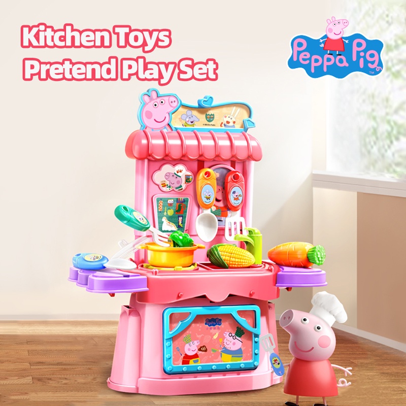 Peppa Pig Pretend Play Toys - Cooking Kitchen Toy / Doctor Box Toy ...