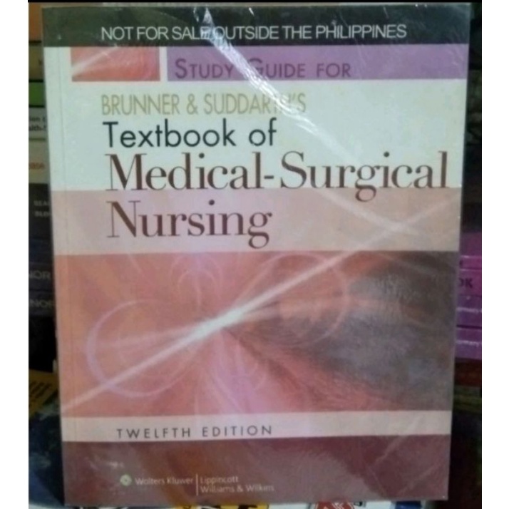 STUDY GUIDE FOR MEDICAL -SURGICAL NURSING | Shopee Philippines