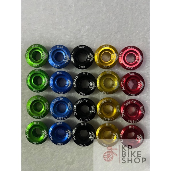 M15 M18 M19 M20 Crank Arm Hollowtech Bolt Cap Lock Alluminum Alloy ...