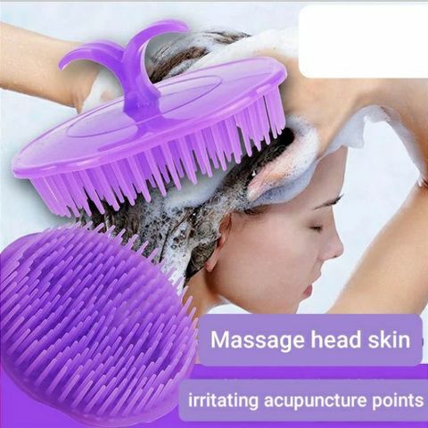 Hair Scalp Massager Shampoo Brush Scalp Brush Shower Soft Scalp ...