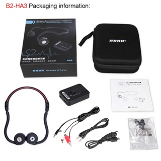 ㍿﹉Bluetooth Bone conduction headset for the hearing aids Louder sound wireless  headphones for old p #2