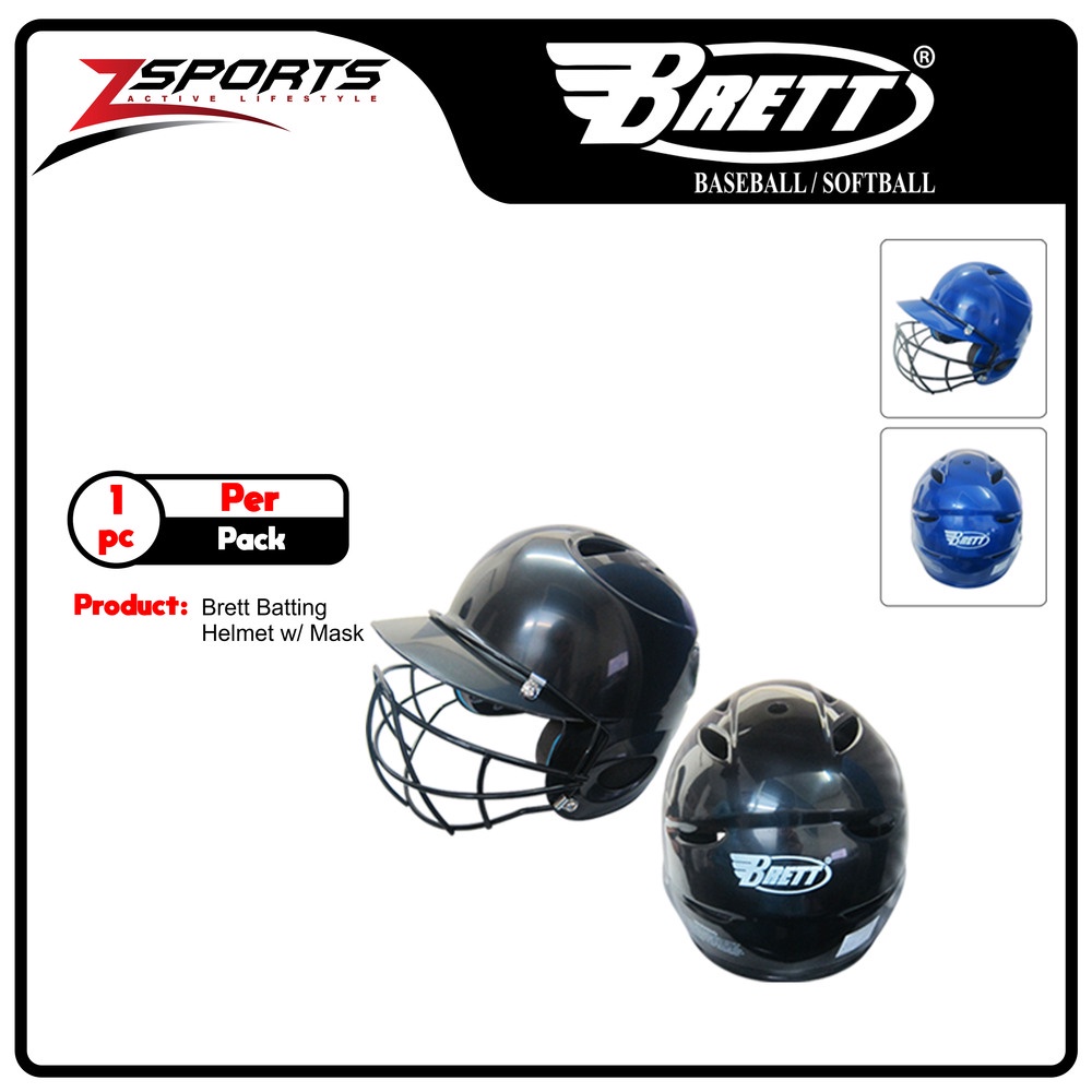 Brett Batting Helmet with Mask x 1 pc Shopee Philippines