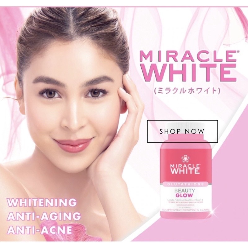 miracle white glutathione watsons price MIRACLE WHITE Glutathione: Affordable 3-in-1 Whitening, Anti-Aging, and  Stress Relief Supplement main image 0