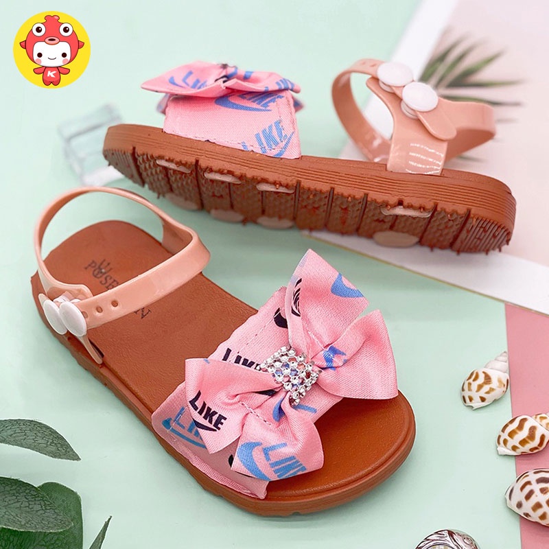【KaSai】Nike Baby sandals Girls Summer Soft Sandals Kids Shoes #1705