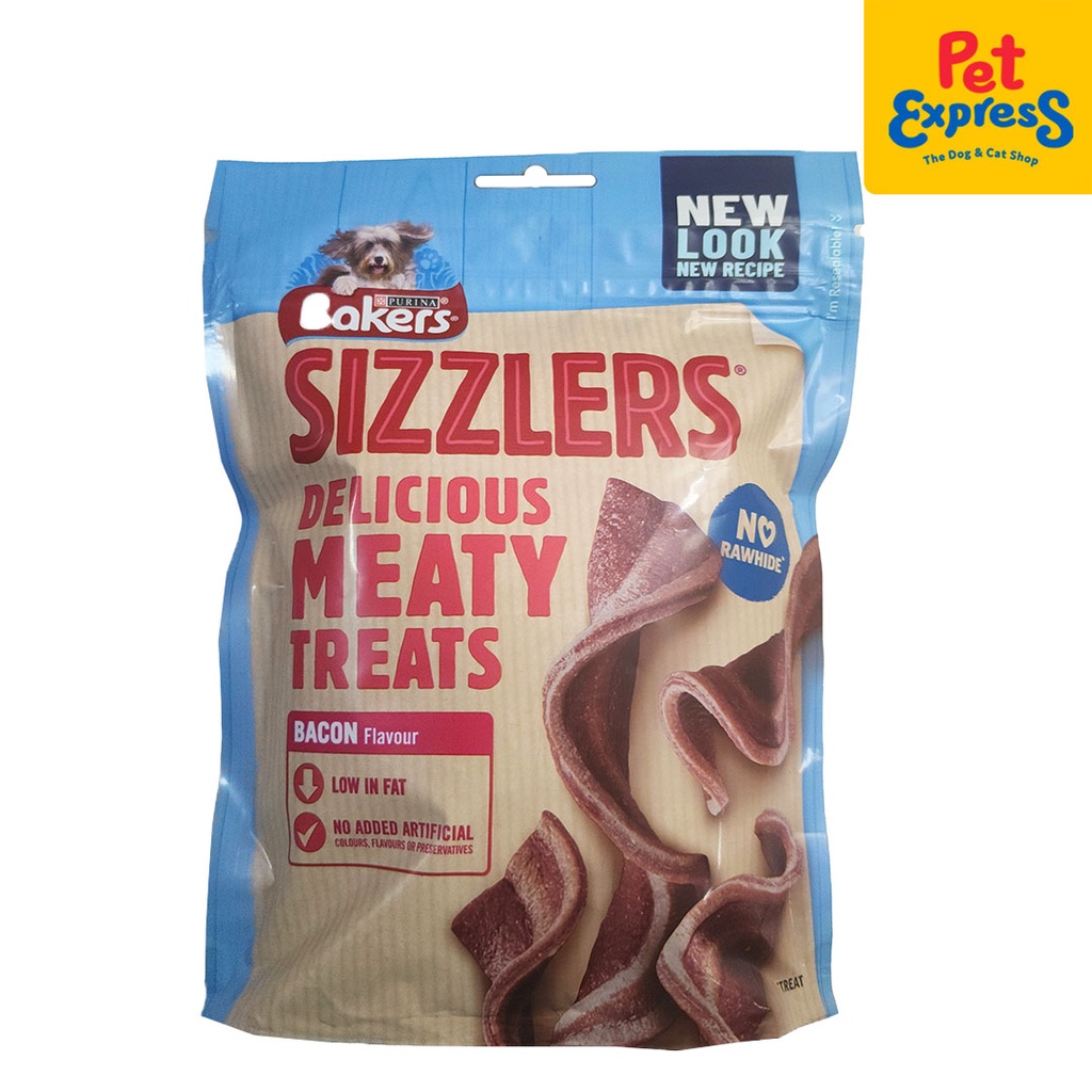 Purina Bakers Sizzlers Bacon Dog Treats 90g Shopee Philippines