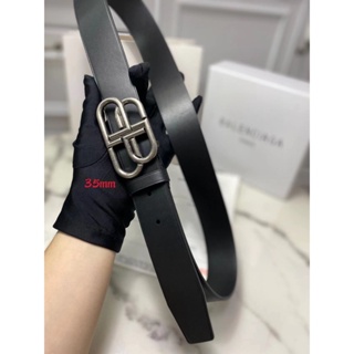 Luxury high-end men's and women's leather fashionable black belt 2.5cm 3.5cm 4.0cm belt #6