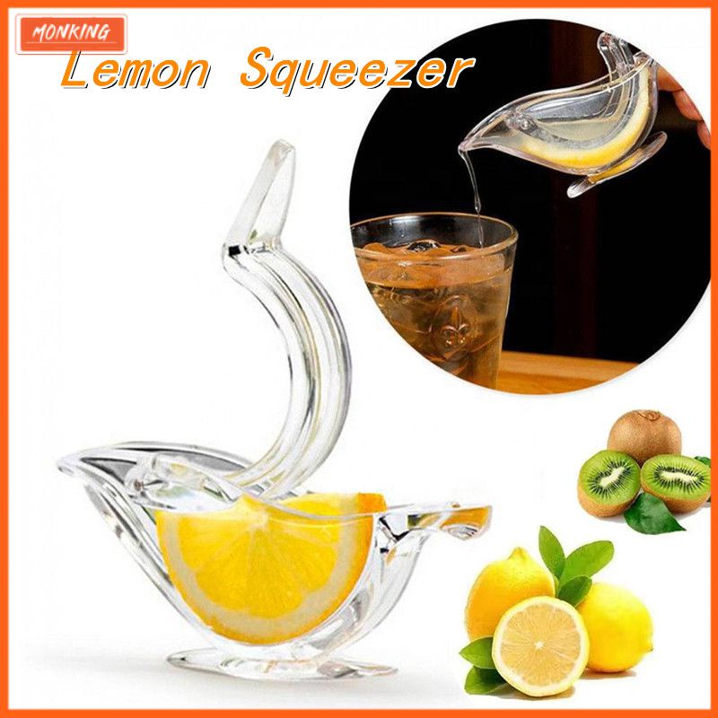 COD Acrylic Swan Shape Lemon Squeezer Manual Abs Plastic Bird Shape