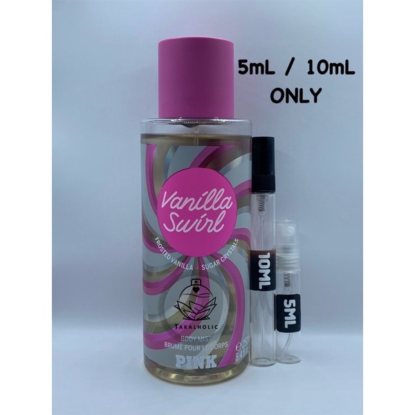 Victorias Secret Pink Vanilla Swirl Mist Decant Takal Shopee Philippines 