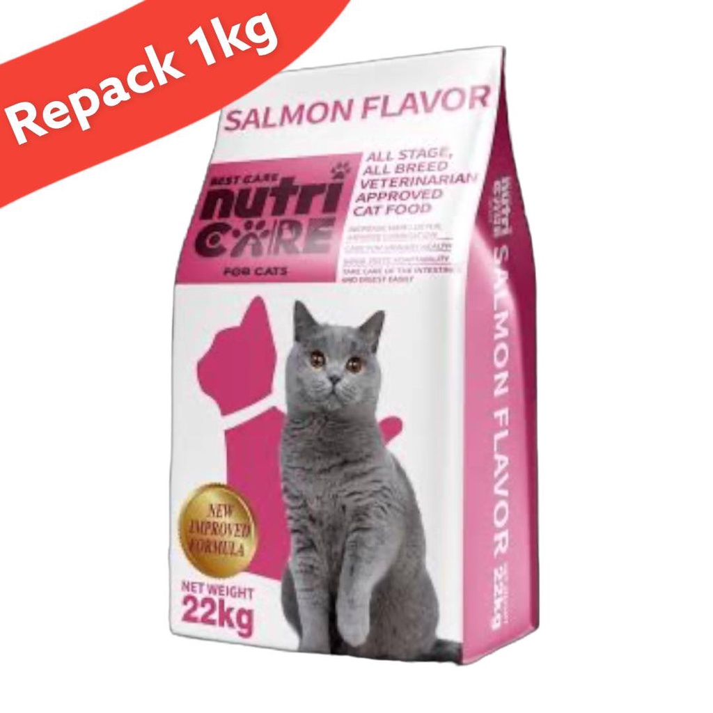 1kg Repack Nutri Care Nutricare All Stages Organic Cat Dry Food Cats 24