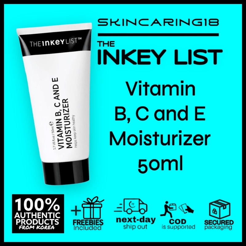 [UK] The Inkey List Vitamin B, C and E Moisturizer 50ml by SkinCaring18