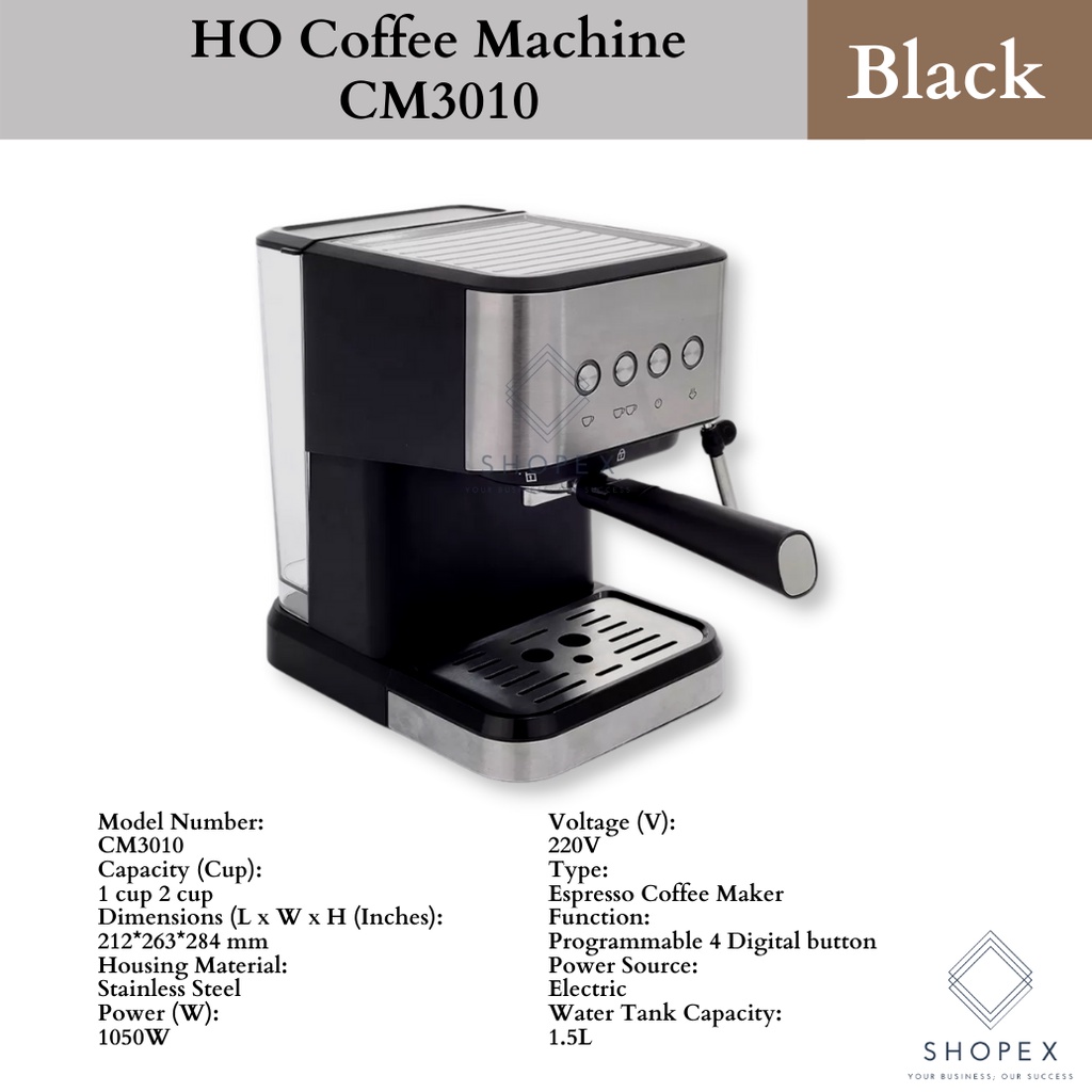 HO Coffee Machine 3010 Semi Automatic Coffee Machine / Espresso Maker