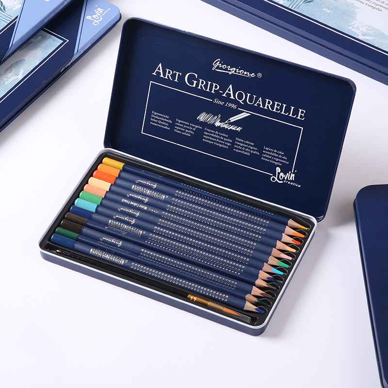 Giorgione Art Grip Aquarelle Colour Pencil triangular color pencil