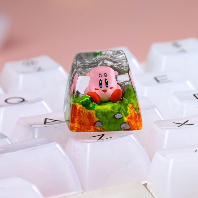Keycap Kirby, Kirby Odd Keyboard Button Is Suitable For Mechanical