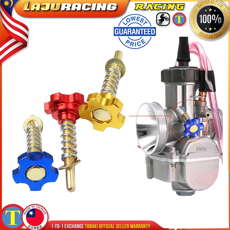 Motorcycle Carburetor Idle Adjustment Screw Kit CNC Aluminum Alloy for