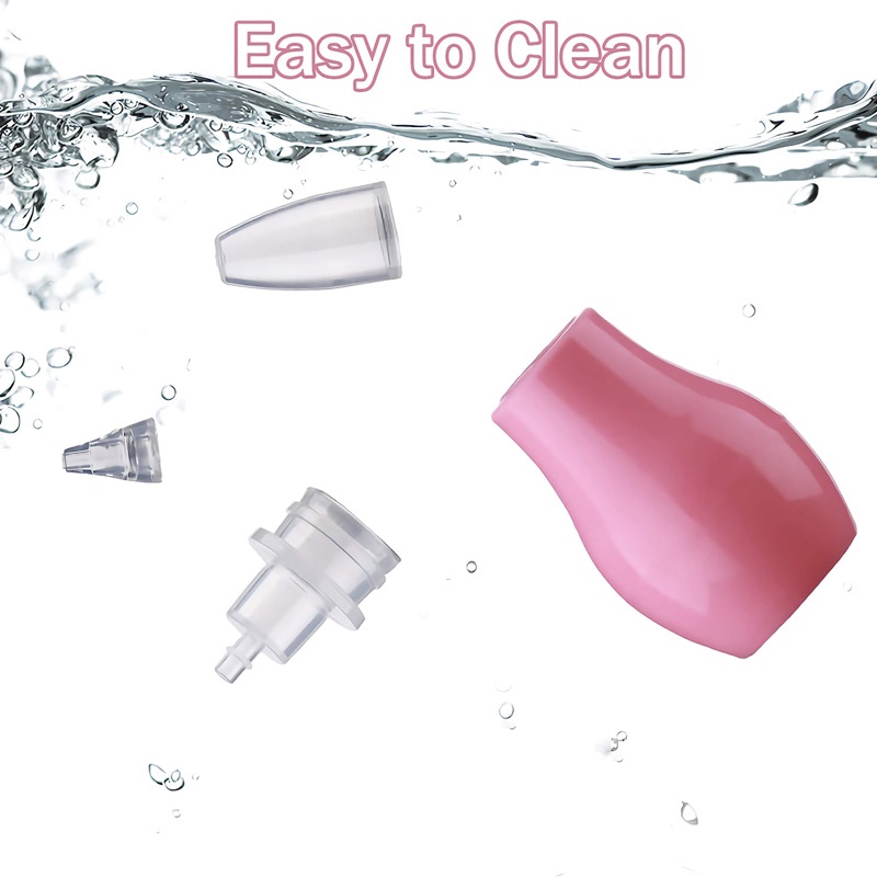Silicone Baby Nose Cleaner Pump Infant Sucker Newborn Baby Nasal Aspirator Cleaner Anti-backflow