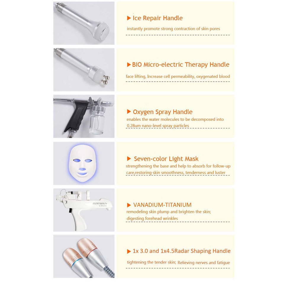 11 in 1 Hydra Dermabrasion RF Bio-lifting Spa Facial Machine Water Oxygen Jet Hydro Diamond Peeling