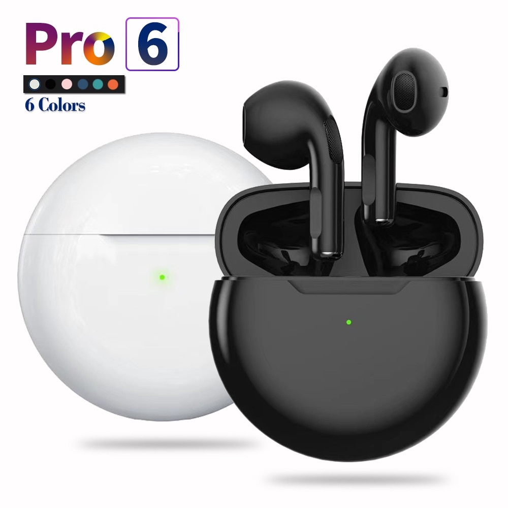 Airplus Pro6 TWS Bluetooth Wireless Earphone Earphone for IOS Android ...