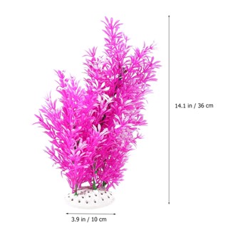  Plastic Fish Tank Grass Fish Tank Plants Plastic Aquarium Decorations Plants Fake Plants for Aquarium Tall Aquarium Plants Fish Plant #4