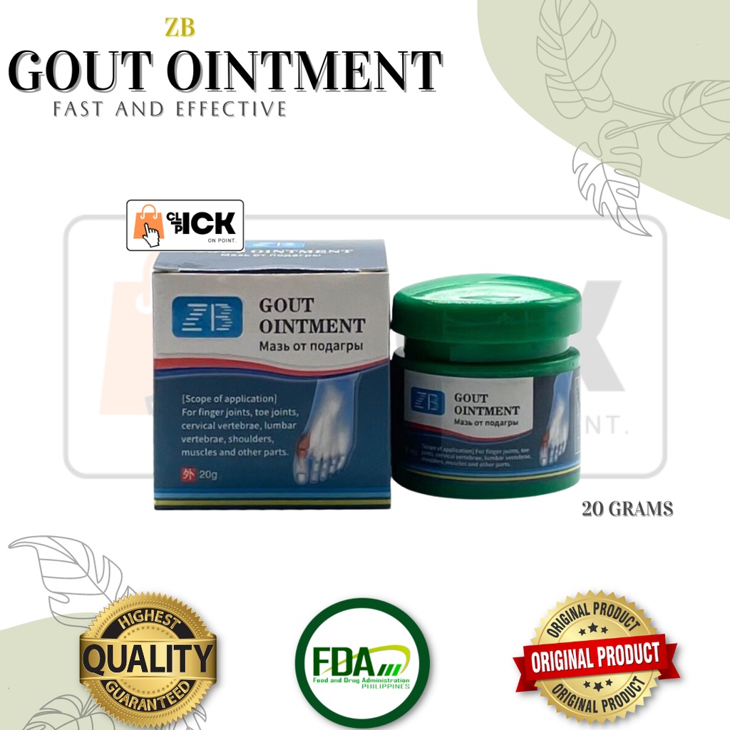 ZB Gout Ointment Pain Reliever Shopee Philippines