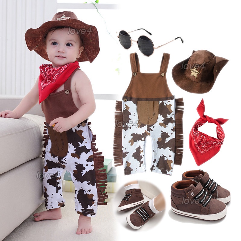 Safari Costume Baby Boy Jungle Safari Outfit Cowboy Clothes for Baby
