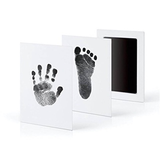 Mecola Baby Safe Print Ink Pad Non Toxic Footprint And Handprint Kit Keepsake Gift Black - intl m)29
