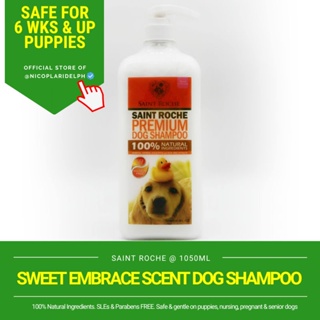 (hot)Saint Roche Premium Organic Dog Shampoo Sweet Embrace Scent (1050ml)