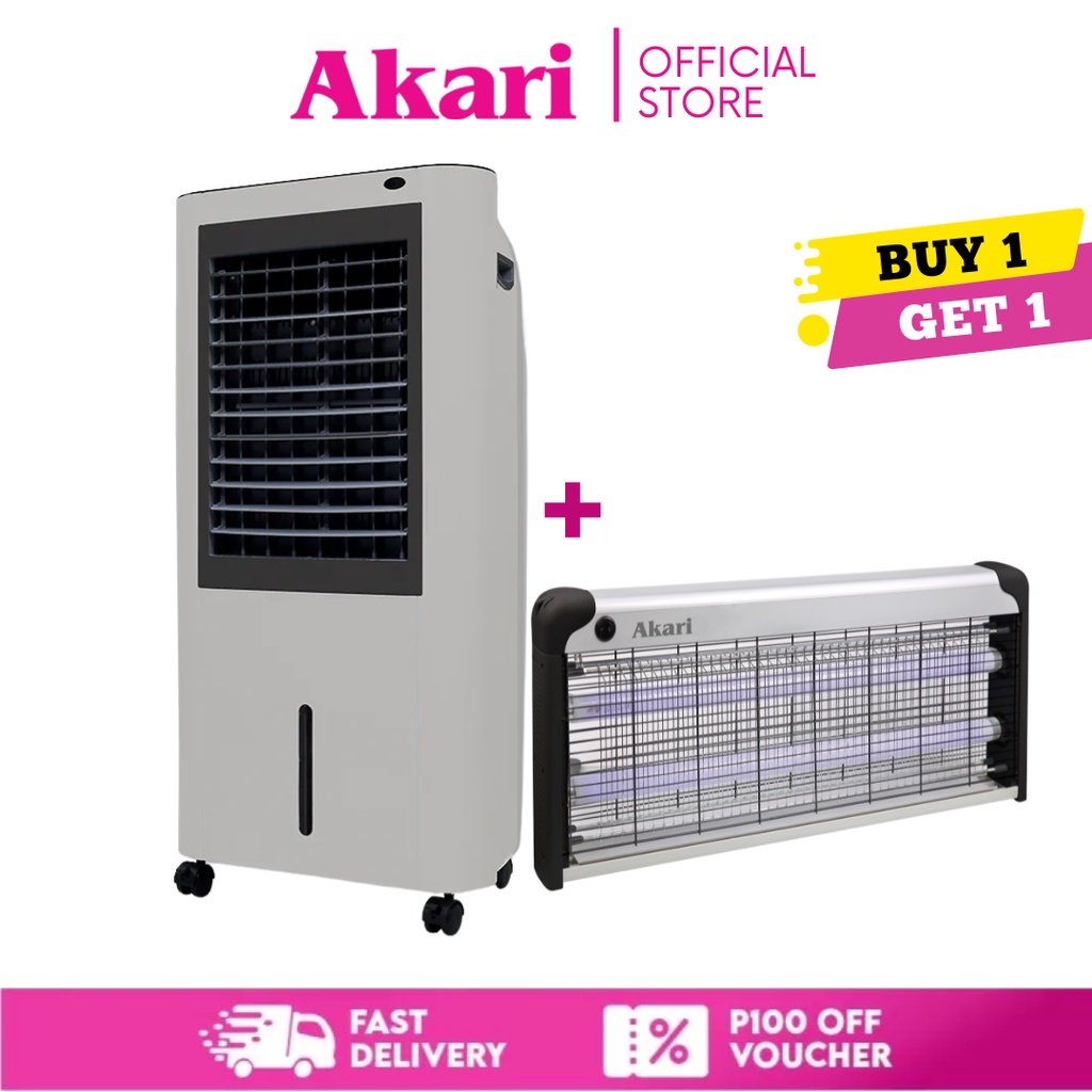 Akari Ionizer AC Cooler with Remote Control (AFC165AC) + FREE Mosquito