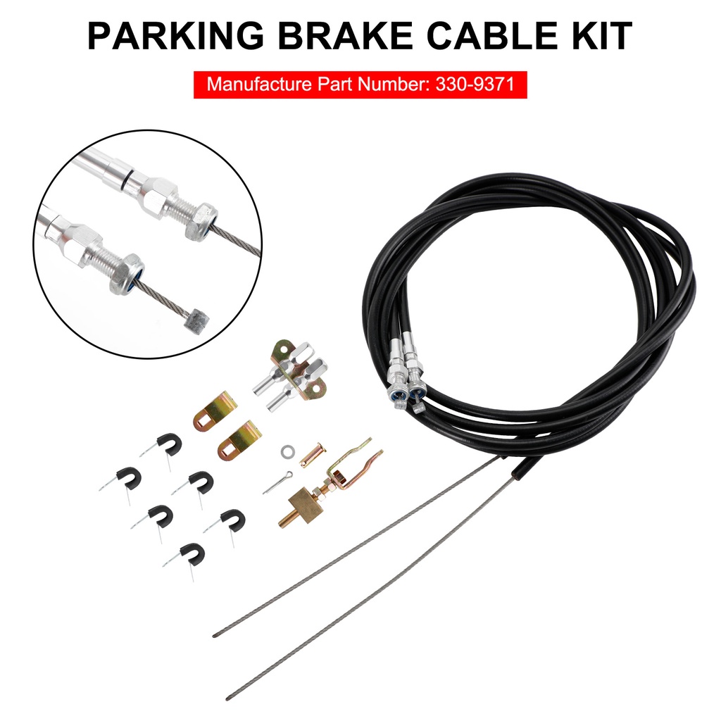 CPP Universal Rear Parking Brake Emergency EBrake Cable Fit Wilwood