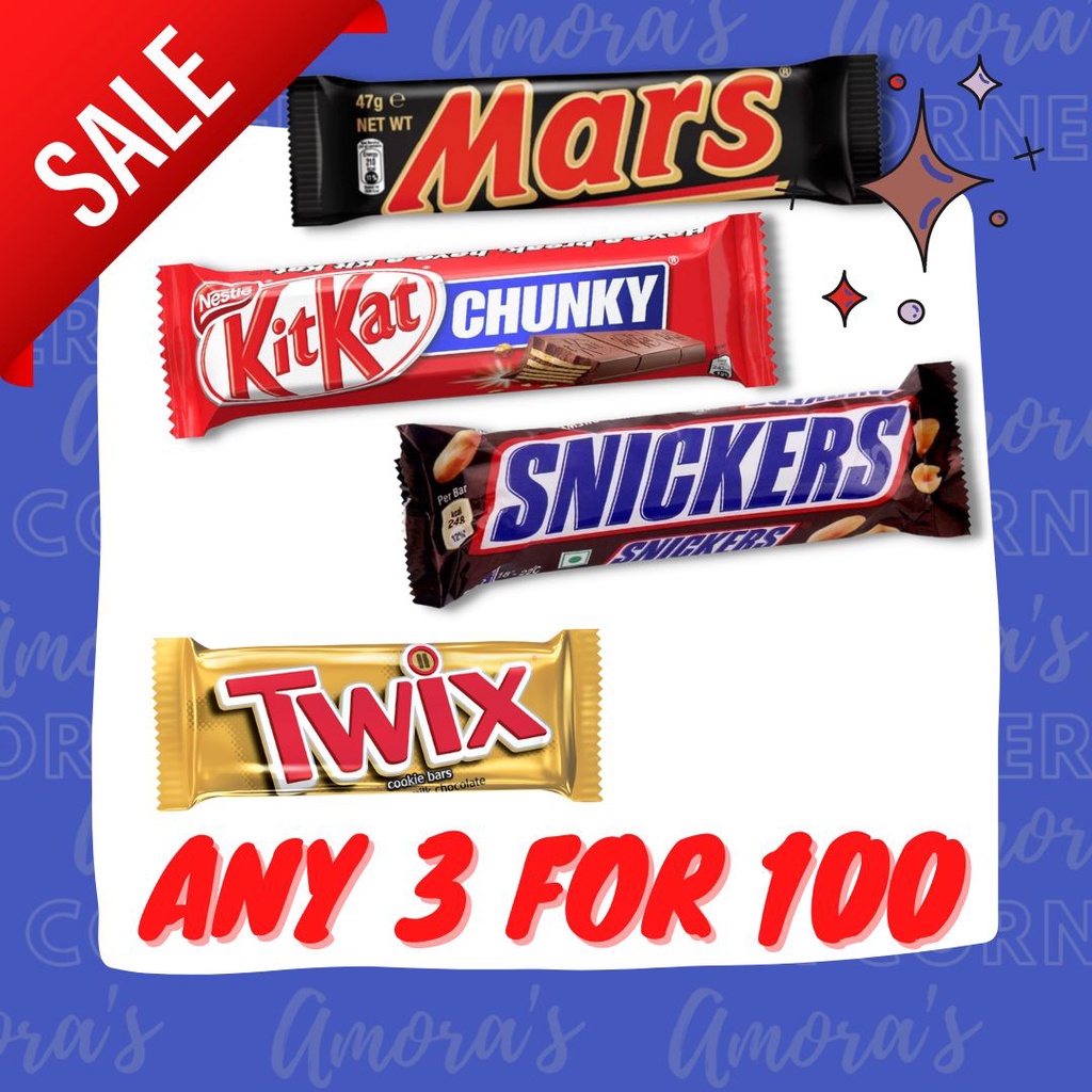 PROMO!!! SNICKERS / MARS / TWIX/ KITKAT CHUNKY CHOCOLATE BUNDLE