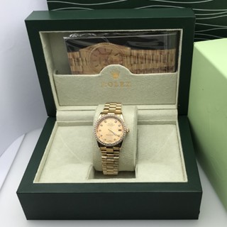 ROLEXs Watch for Women with Diamonds 36mm Automatic Gold Authentic 50m Waterproof Unisex 16233 OEM C #7