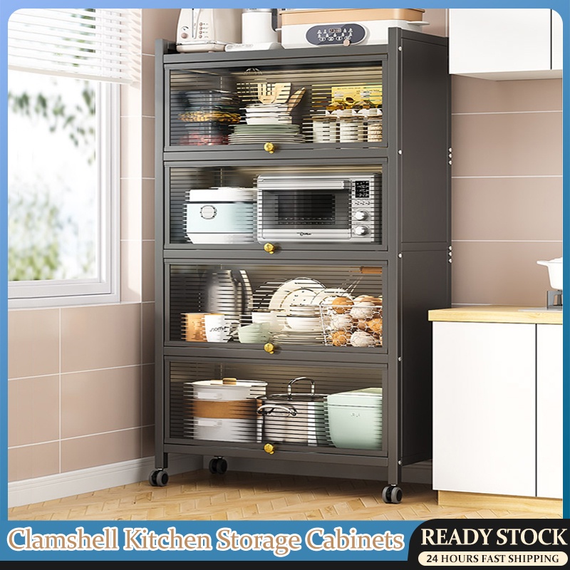 Kitchen dish storage home organizer plate shelf 80CM with cover multifunctional