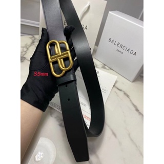 Luxury high-end men's and women's leather fashionable black belt 2.5cm 3.5cm 4.0cm belt #5