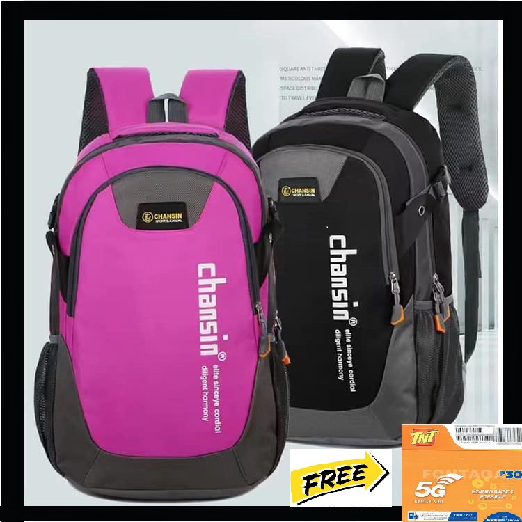 Hot Sale Chansin Hiking/Travel/School Backpack for Men and Women And Get A Frebies Sim card