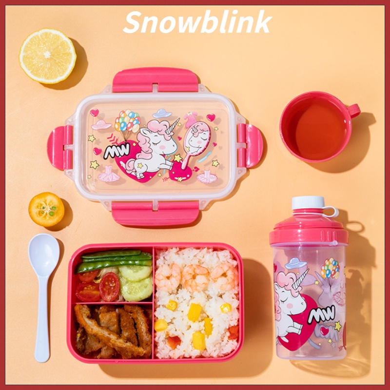 Cartoon Unicorn Lunch Box for Kids Food Box Healthy Material Cute Kids