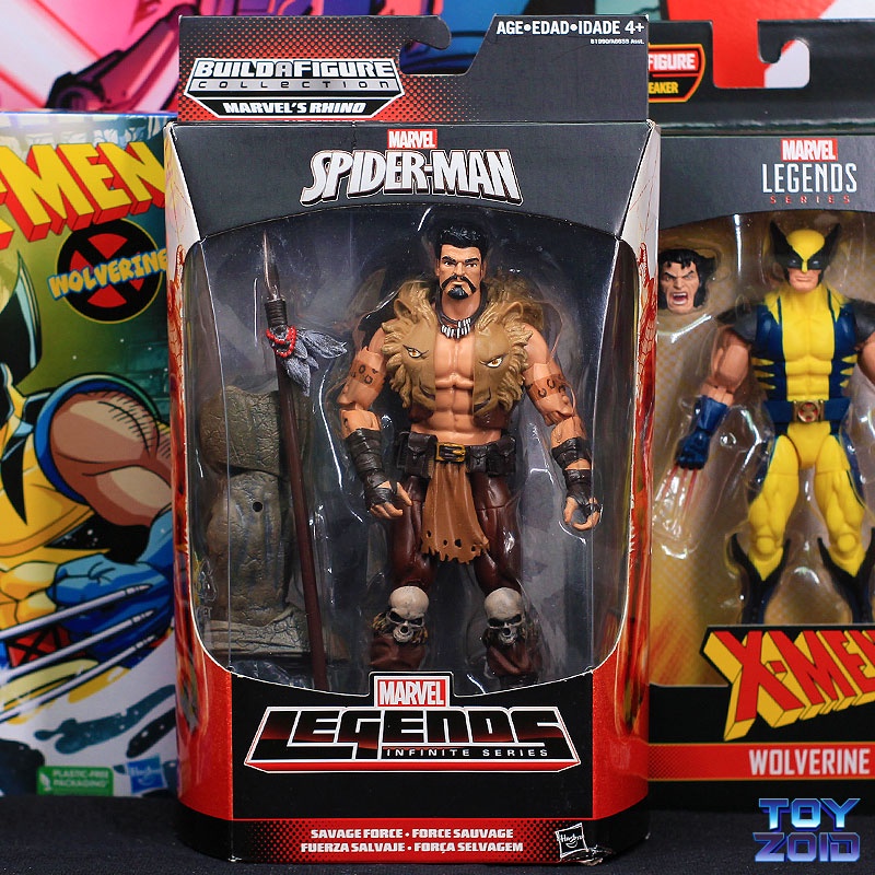 Marvel Legends Spider-Man Kraven the Hunter Savage Force Rhino BAF Wave |  Shopee Philippines