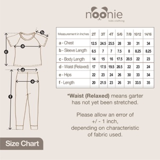 Noonie Kids - Girls Terno - Raglan Jogger Pajama - 2-16 Yrs Old #9