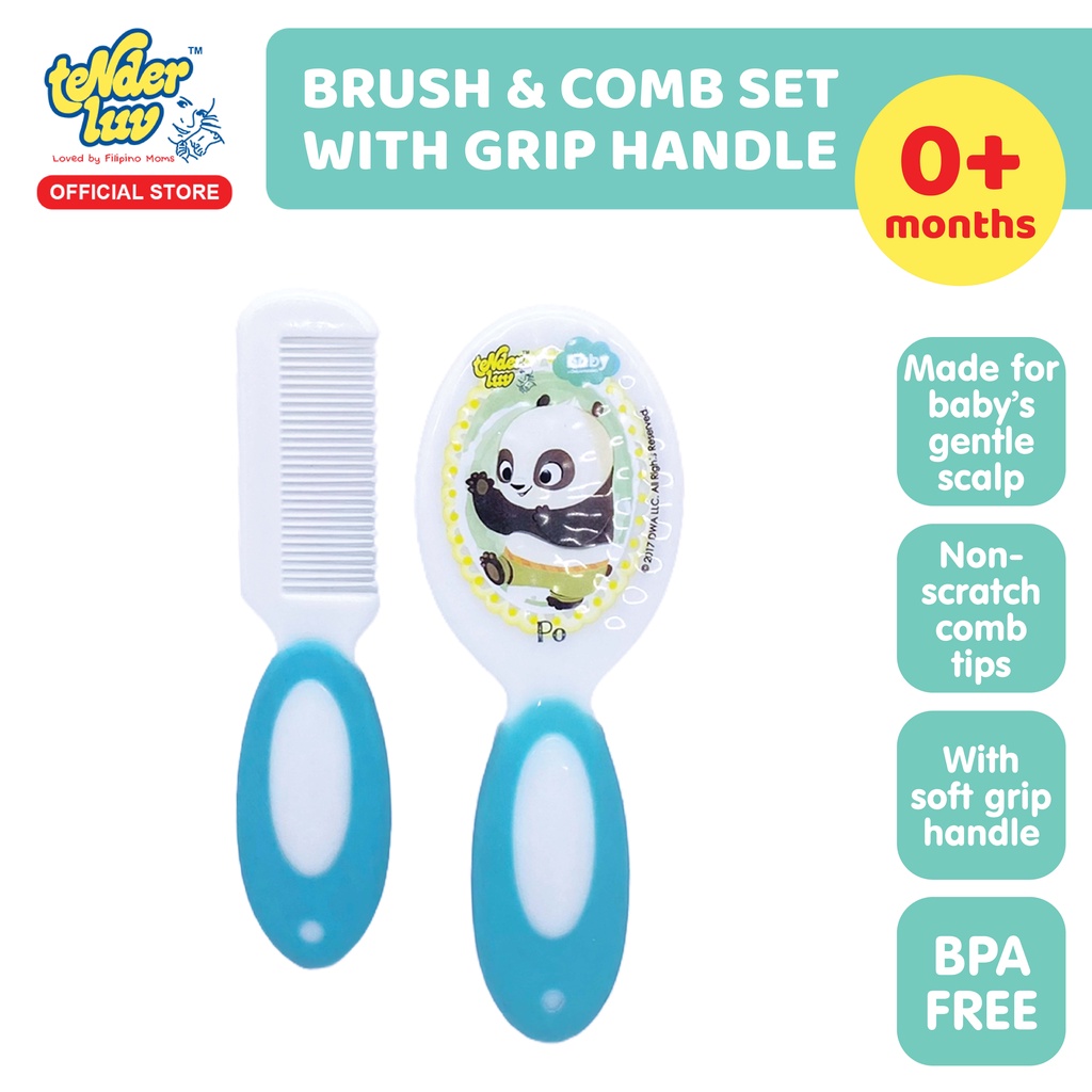 DreamWorks Baby Brush And Comb Set With Grip Handle (NO PACKAGING/BOARD